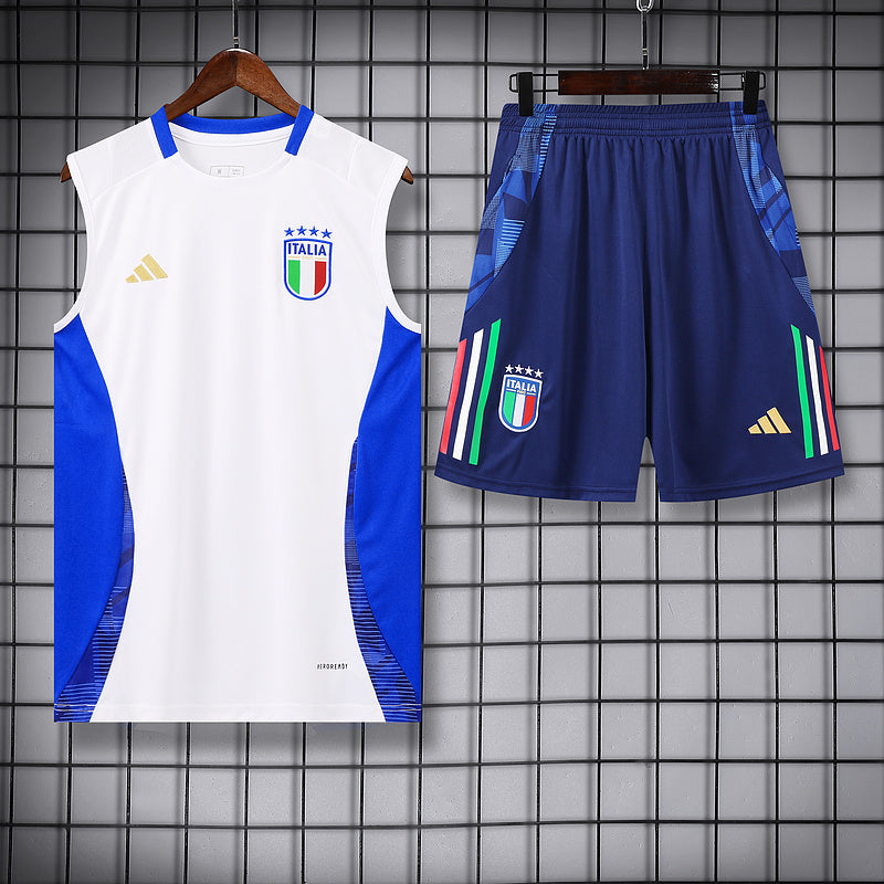 Italy White Training Vest