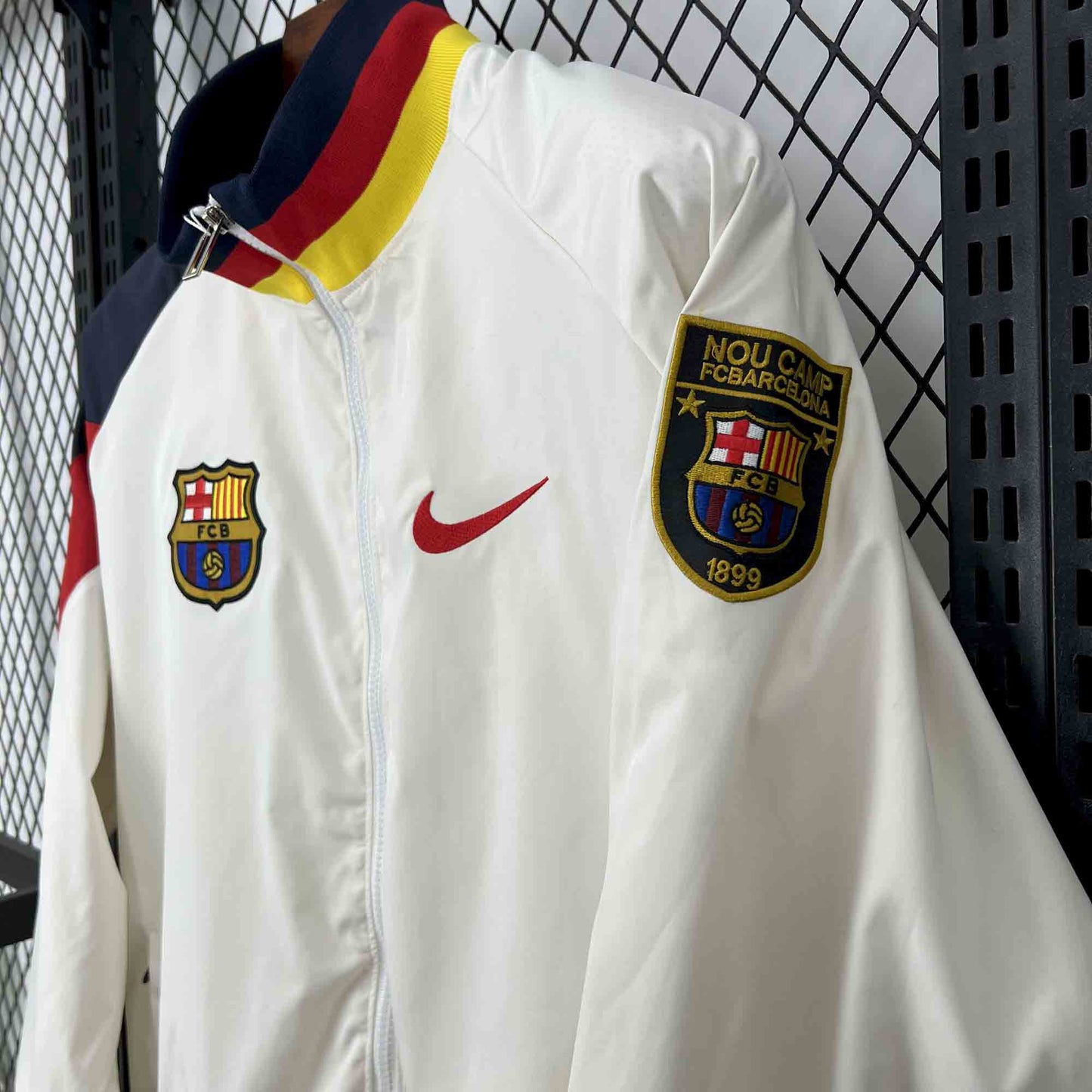 Barcelona Windbreaker (White)