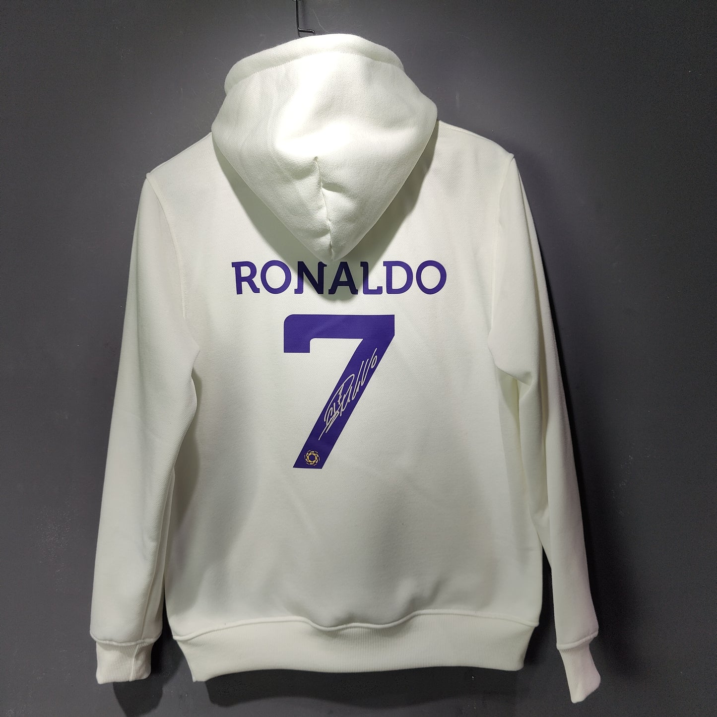 Al Nassr Signed Ronaldo Hoodie (White)