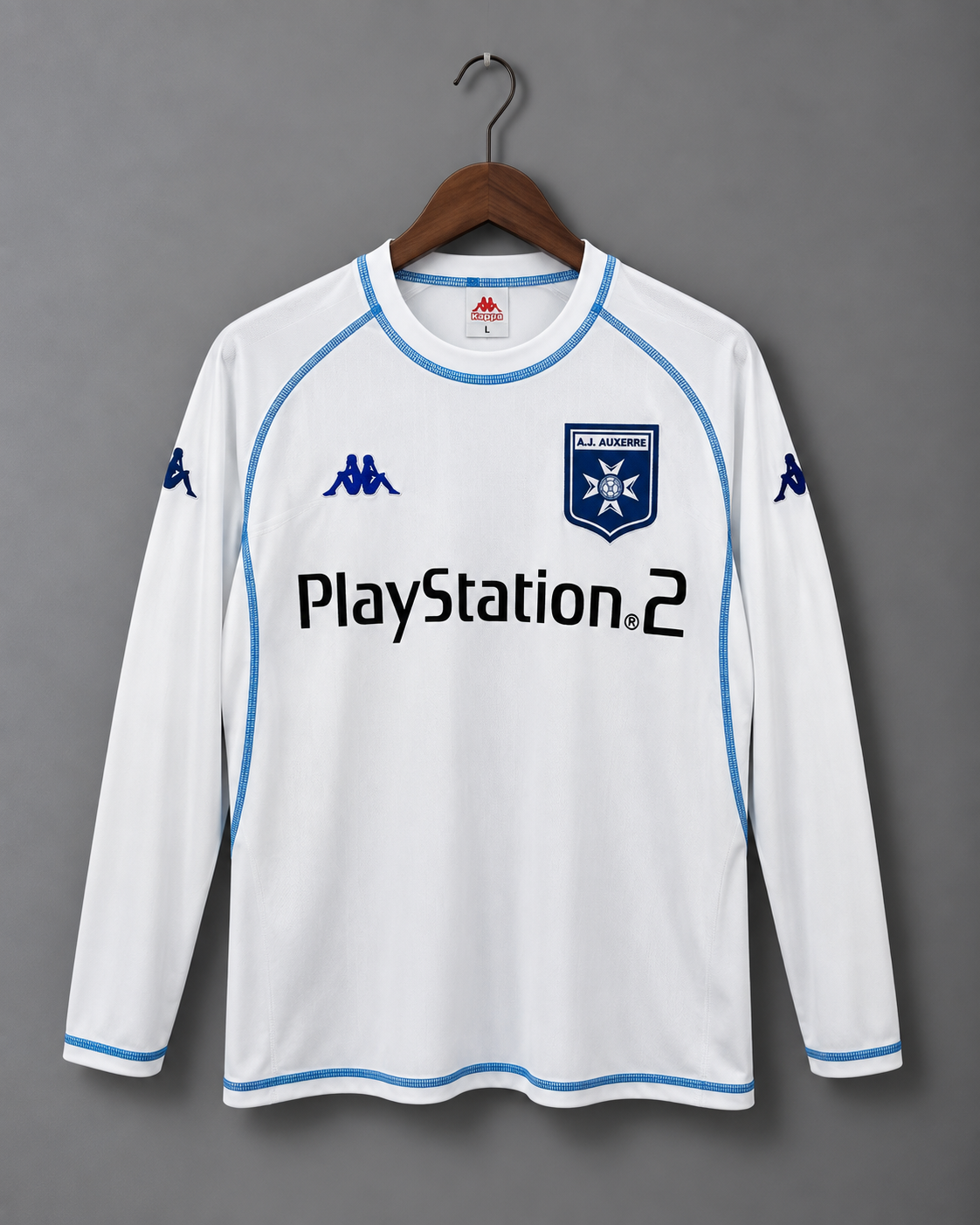 Auxerre 2003/04 Long Sleeve Home Shirt