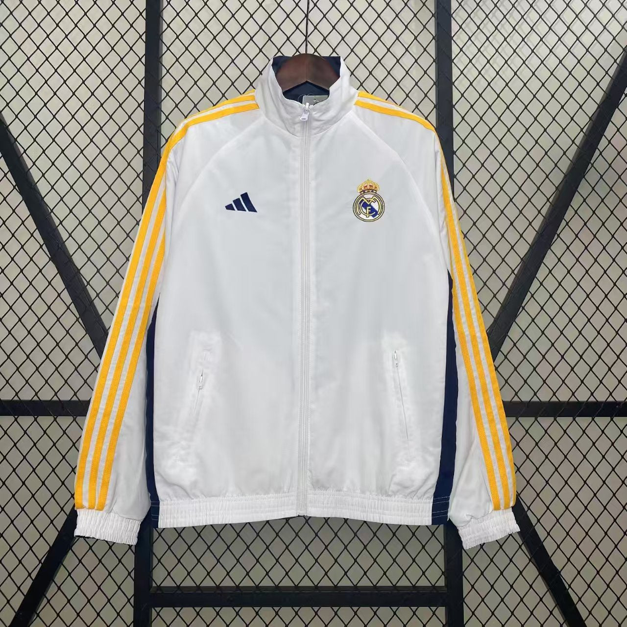 Real Madrid Reversible Windbreaker (Black and White)