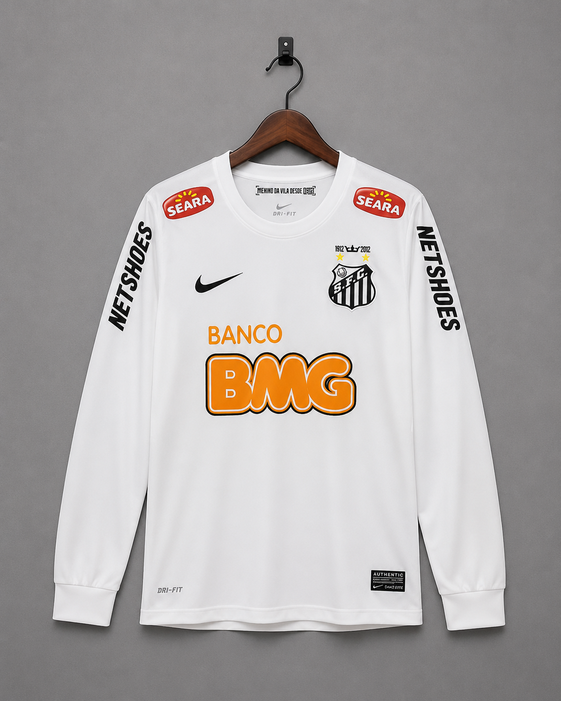 Santos 2011/12 Long Sleeve Home Shirt