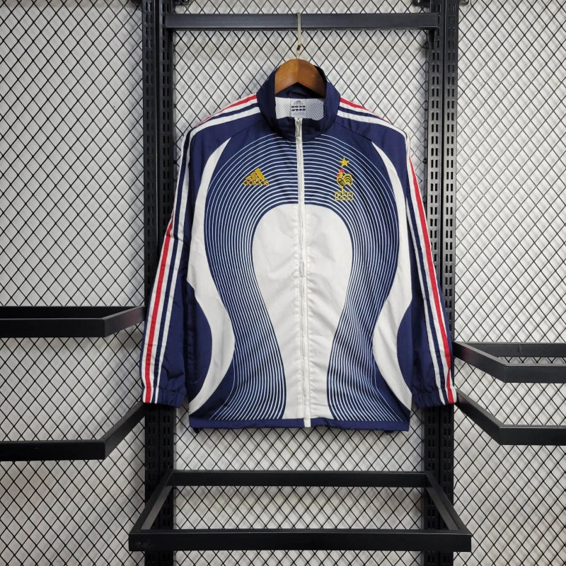 France Retro Windbreaker