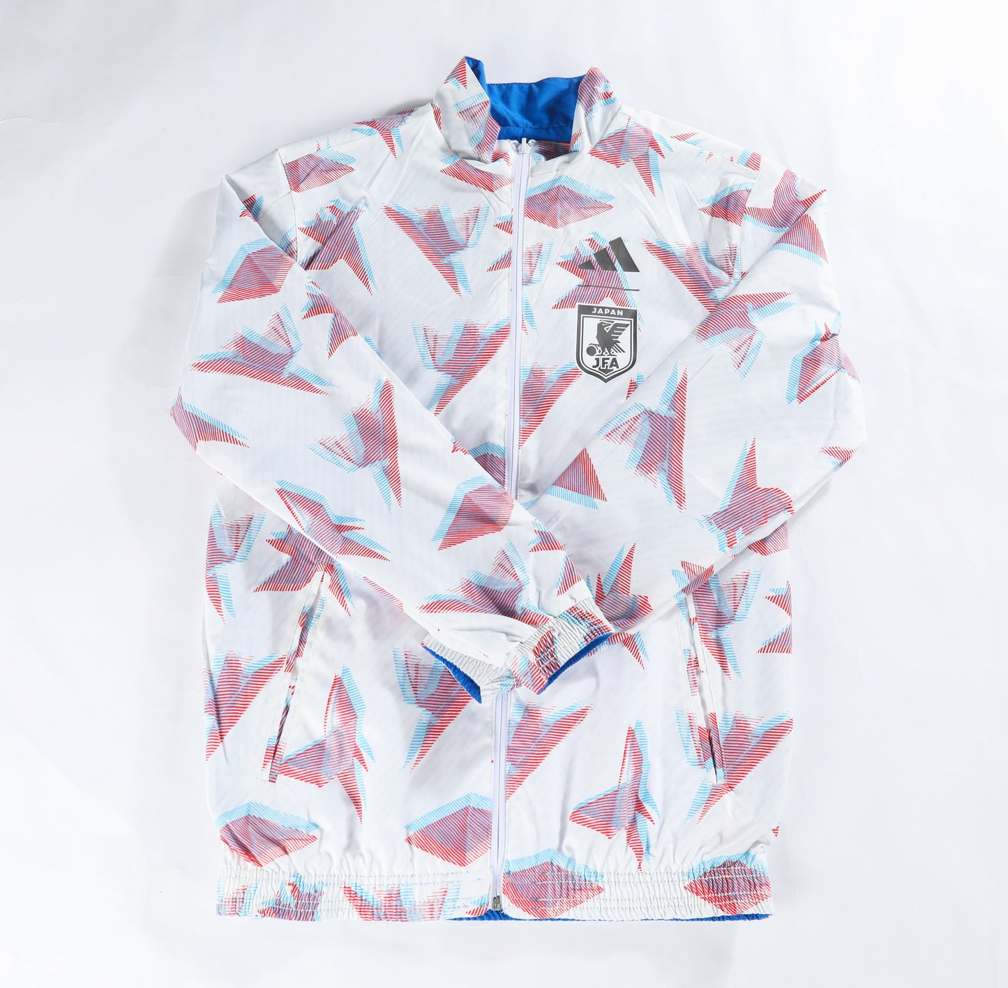 Japan Reversible Windbreaker (White And Blue)