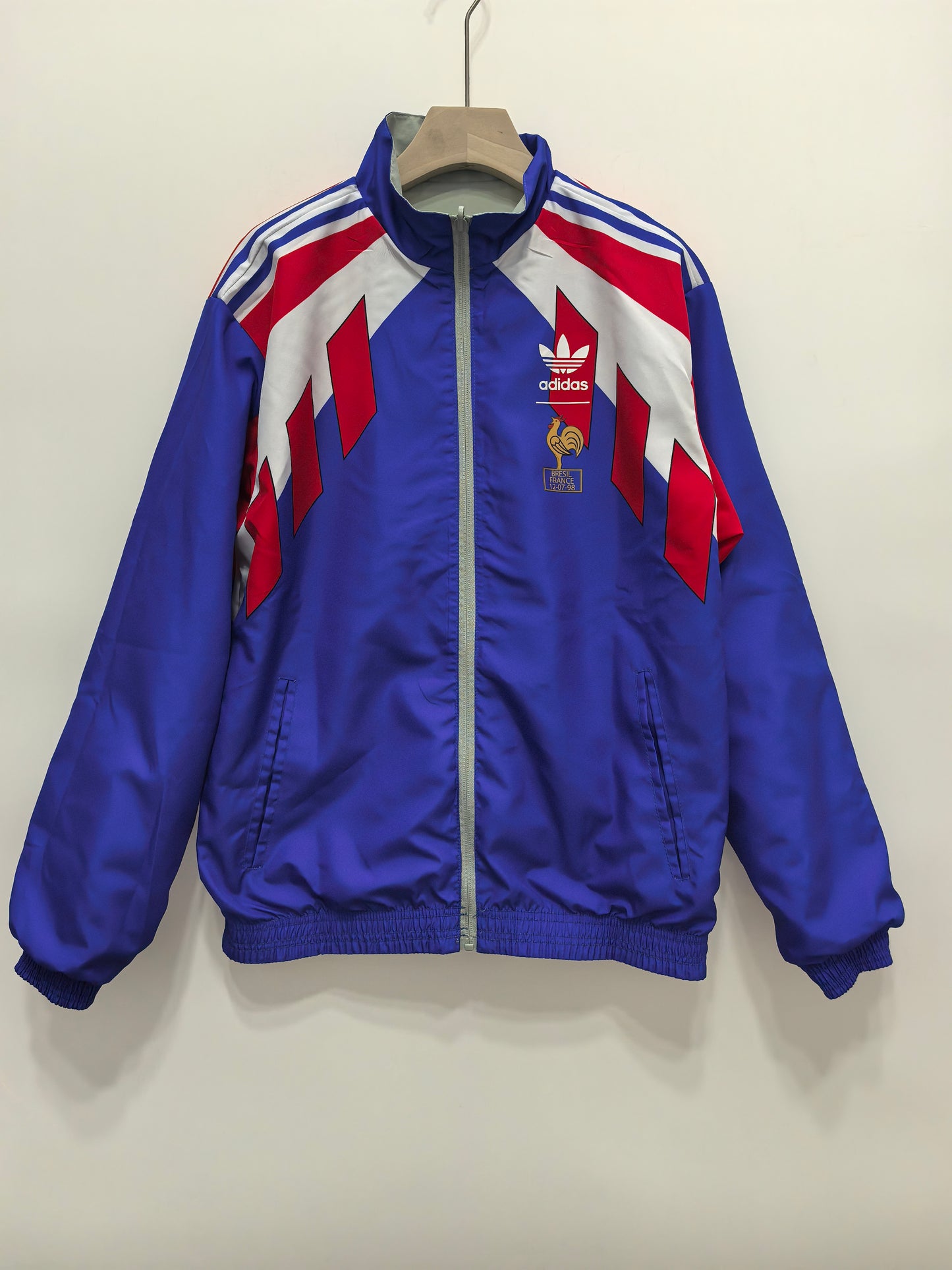 France Retro Reversible Windbreaker