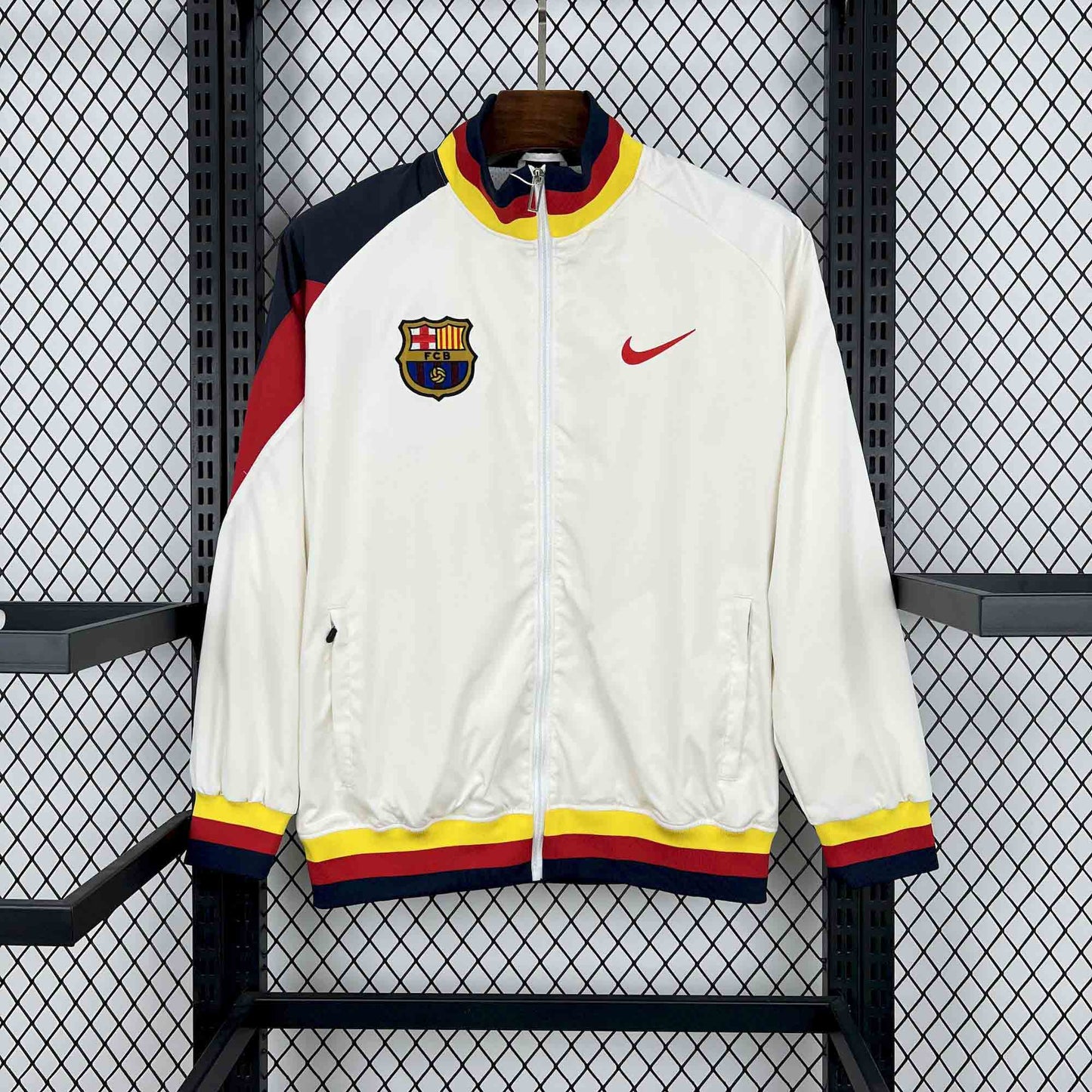 Barcelona Windbreaker (White)