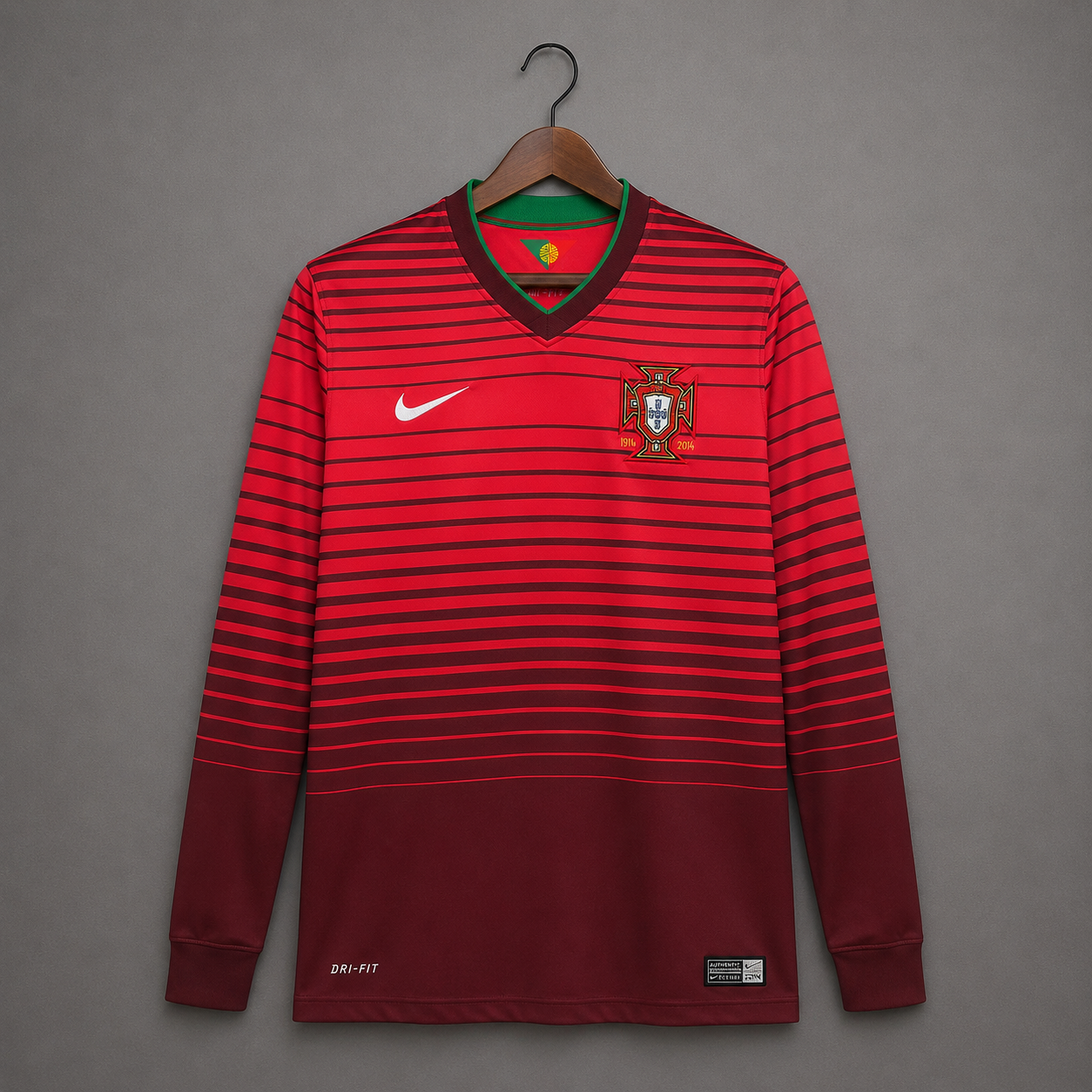 Portugal 2014 Long Sleeve Home Shirt