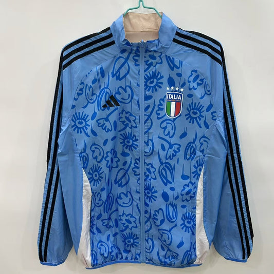 Italy Floral Reversible Windbreaker