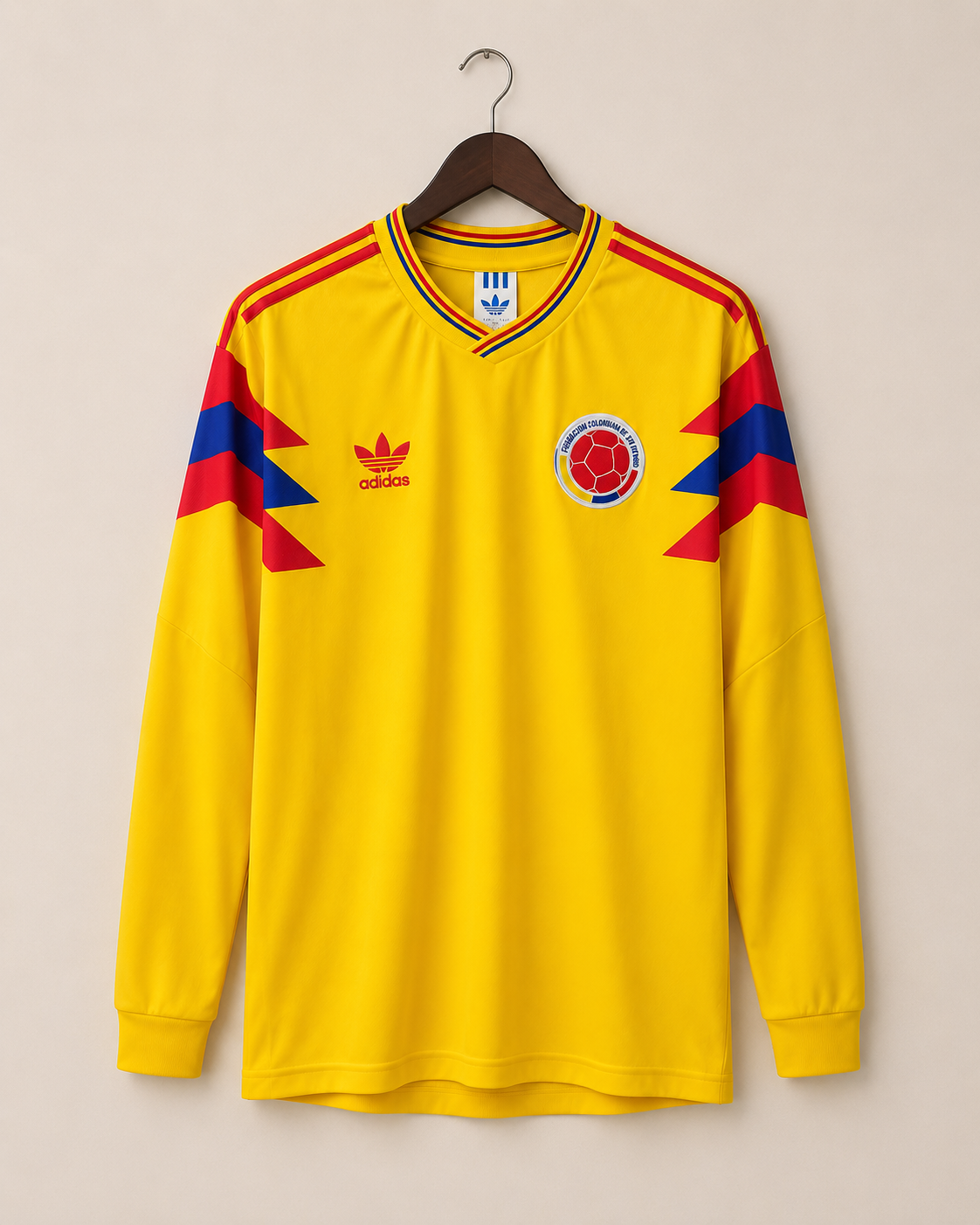 Colombia 1990 Long Sleeve Home Shirt