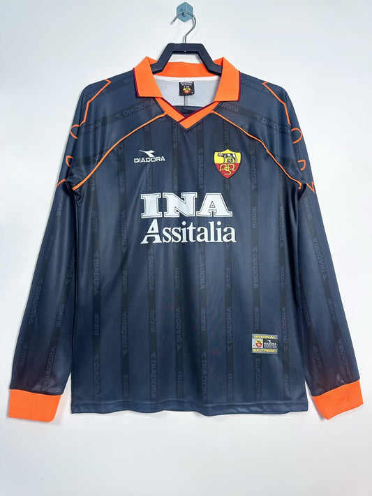 Roma 1999/00 Long Sleeve Away Shirt