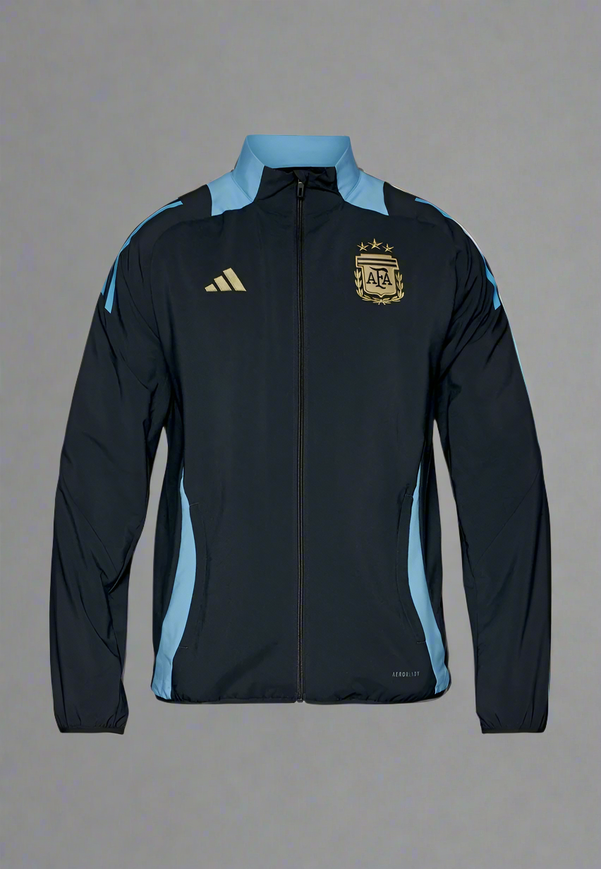 Argentina Windbreaker (Black and Blue)