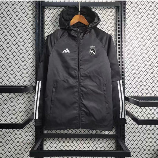 Real Madrid Windbreaker (Black)