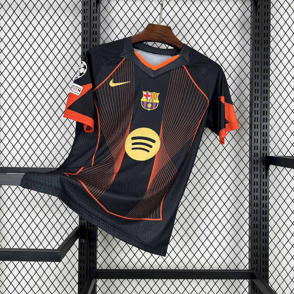 Barcelona Special Edition Shirt (Black and Orange)
