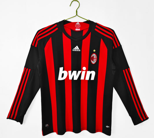 AC Milan 2008/09 Long Sleeve Home Shirt