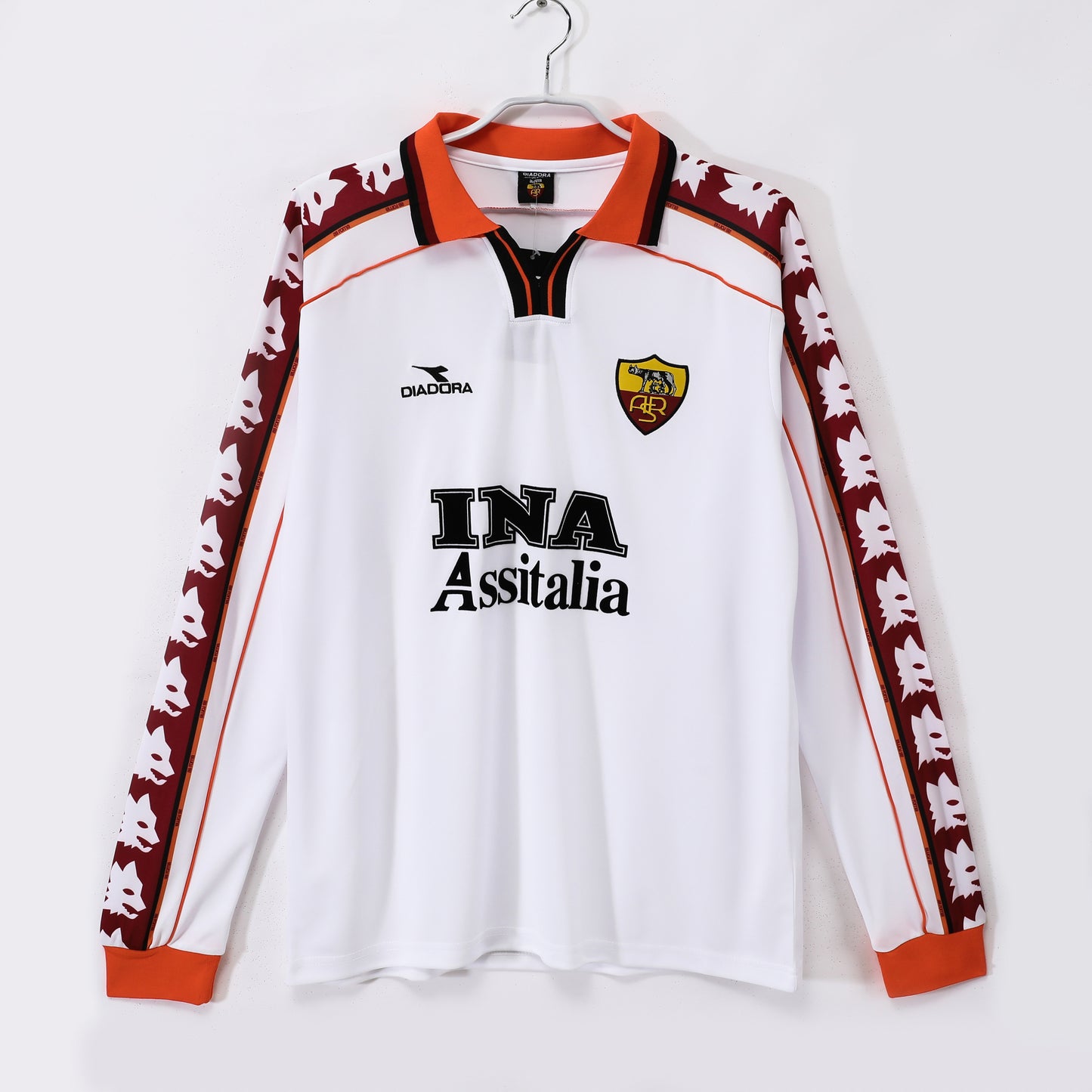 Roma 1998/99 Long Sleeve Away Shirt