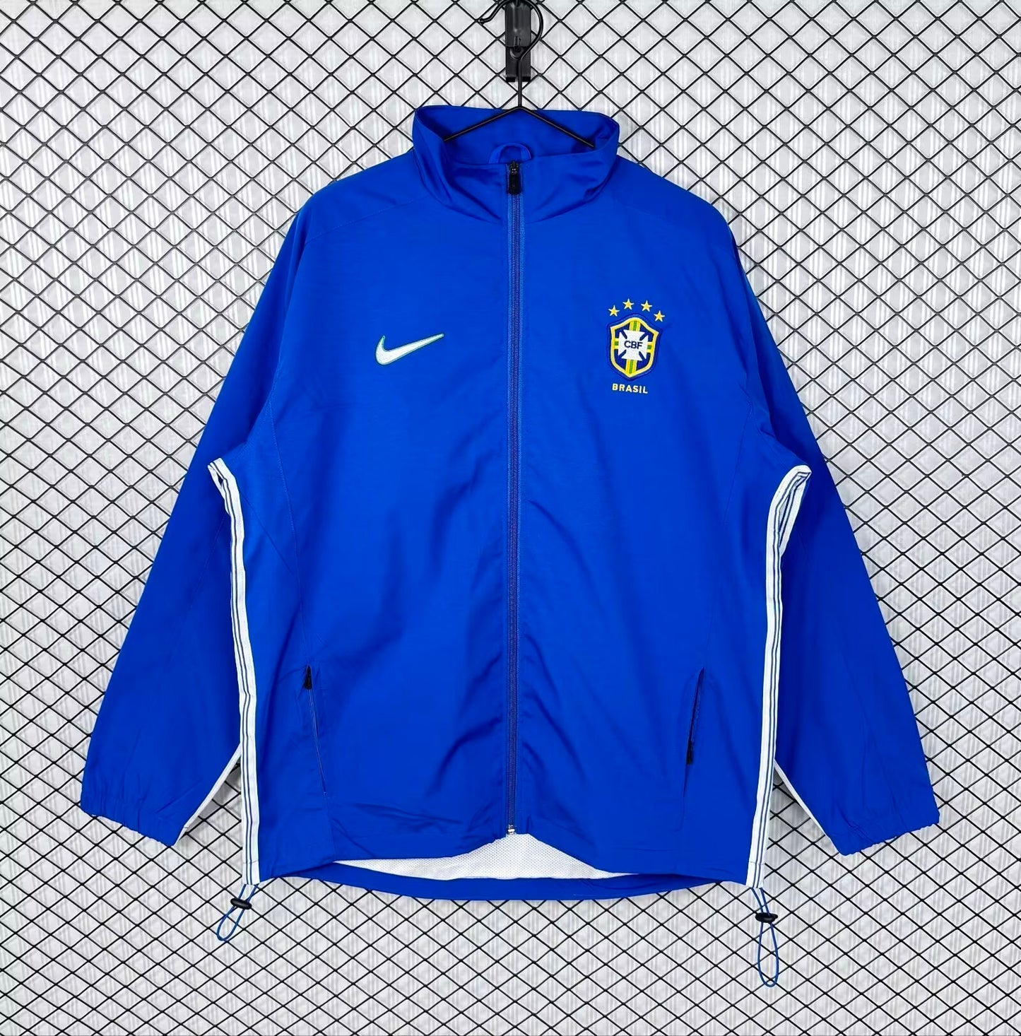 Brazil Retro Windbreaker (Blue)