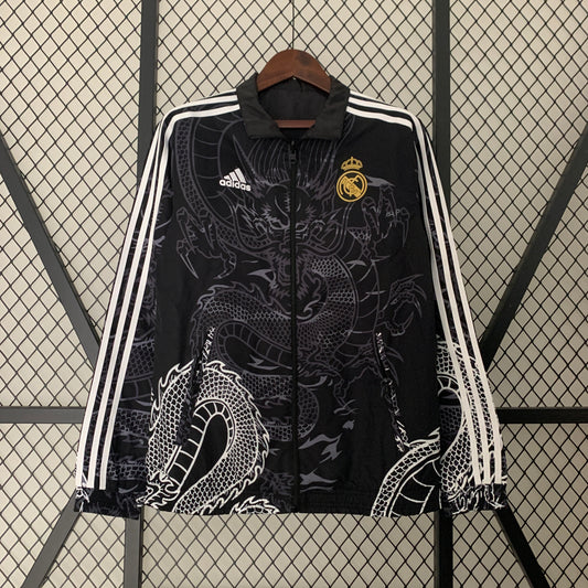 Real Madrid Reversible Windbreaker (Black)