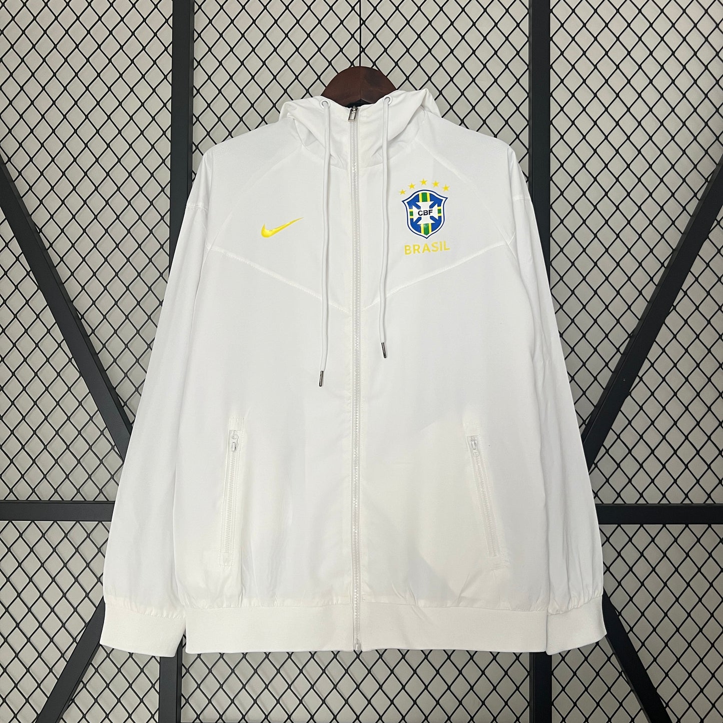 Brazil Windbreaker (White)