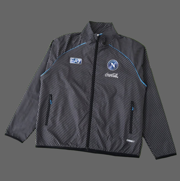 Napoli 2025/26 Windbreaker (Black) – The Shirt Plugs
