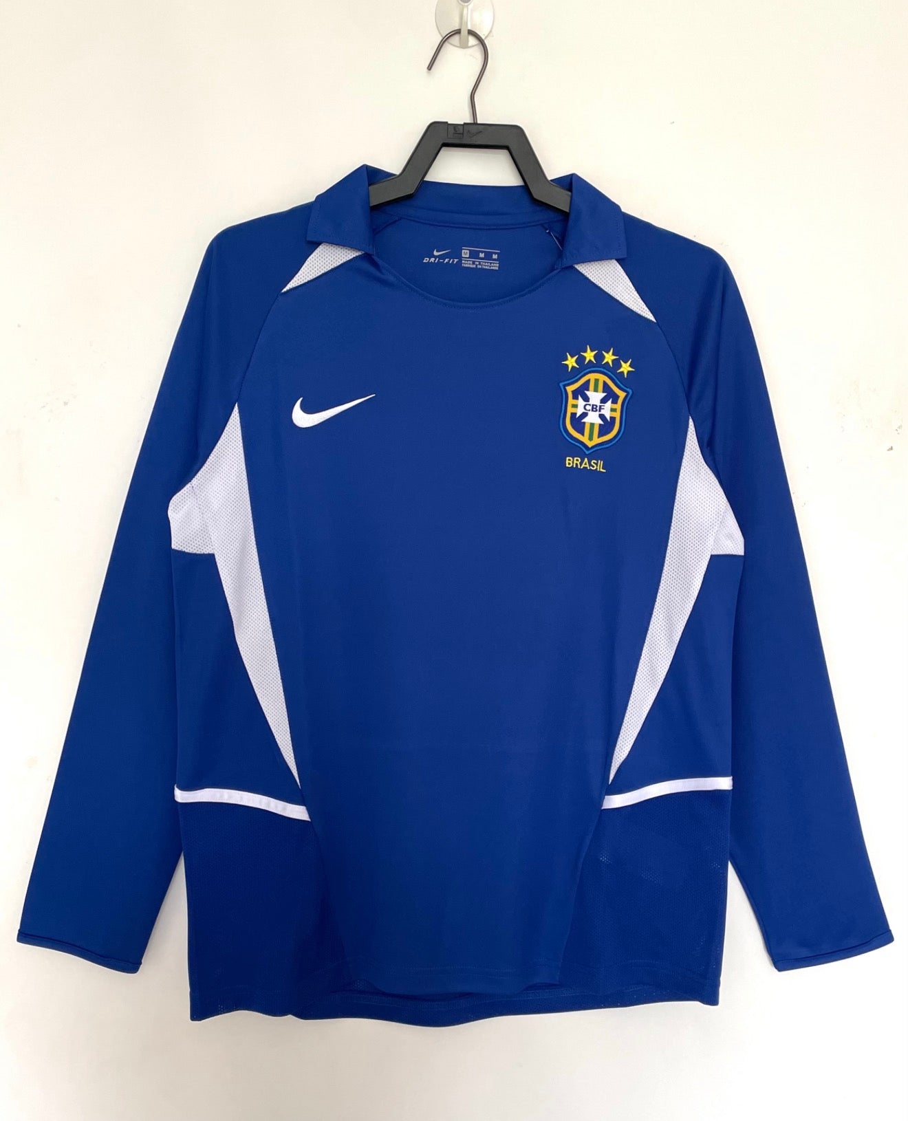 Brazil 2002 Long Sleeve Away Shirt
