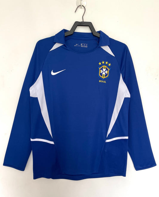Brazil 2002 Long Sleeve Away Shirt