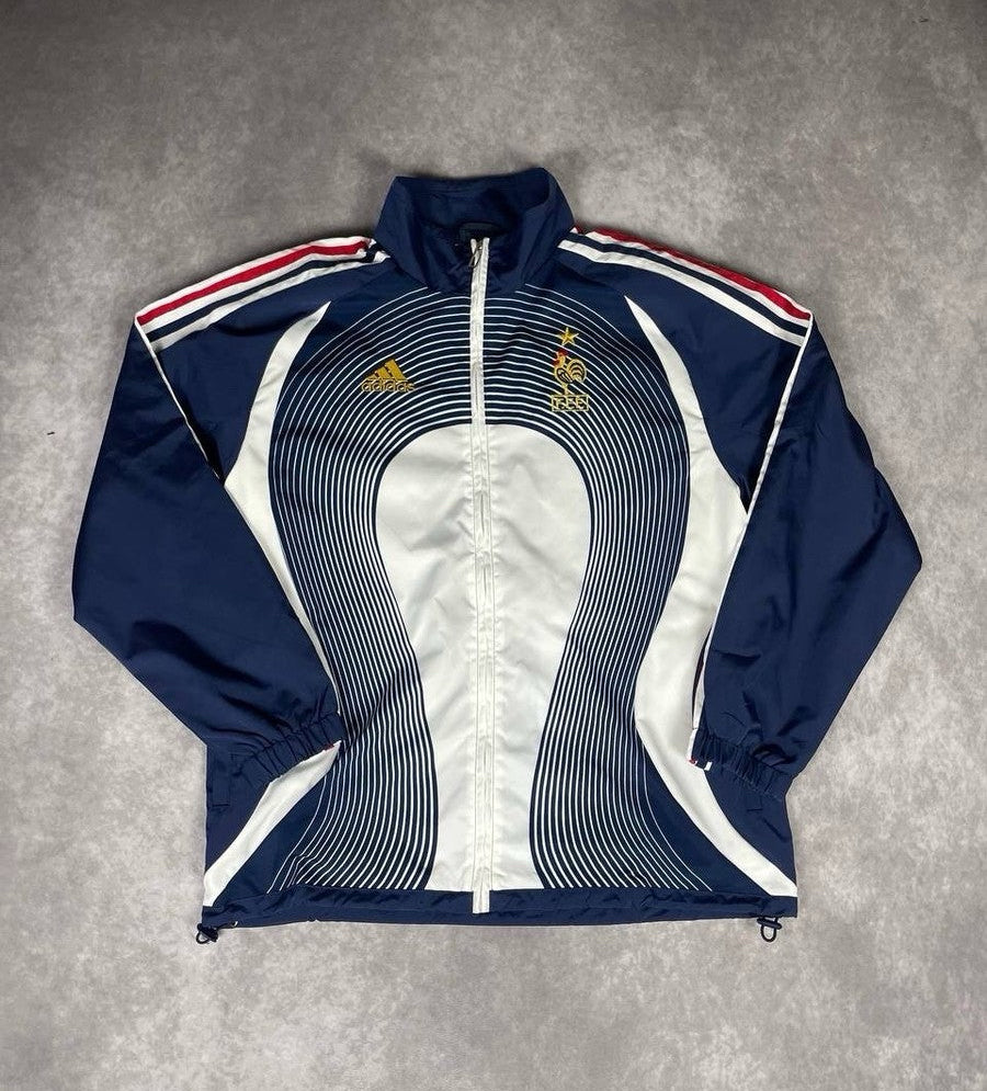 France Retro Windbreaker