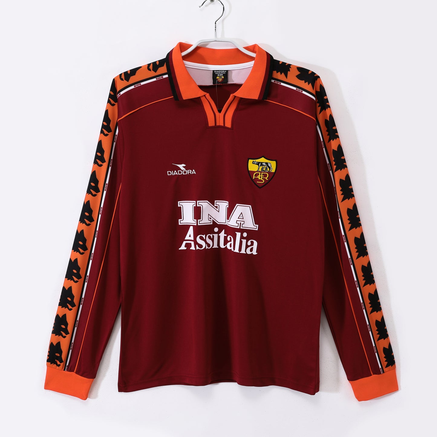 Roma 1998/99 Long Sleeve Home Shirt