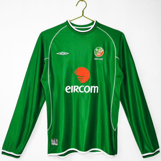 Ireland 2002 Long Sleeve Home Shirt
