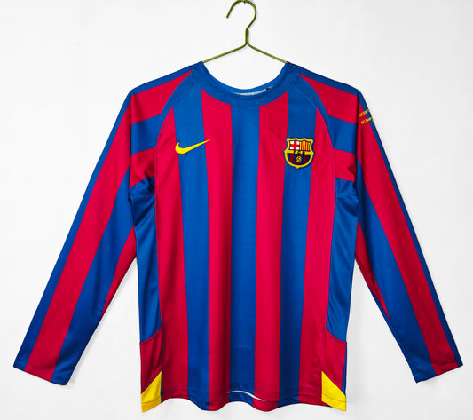 Barcelona 2005/06 Long Sleeve Home Shirt