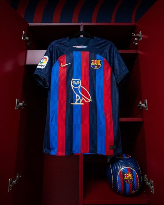 Barcelona x Drake Ovo Home Shirt